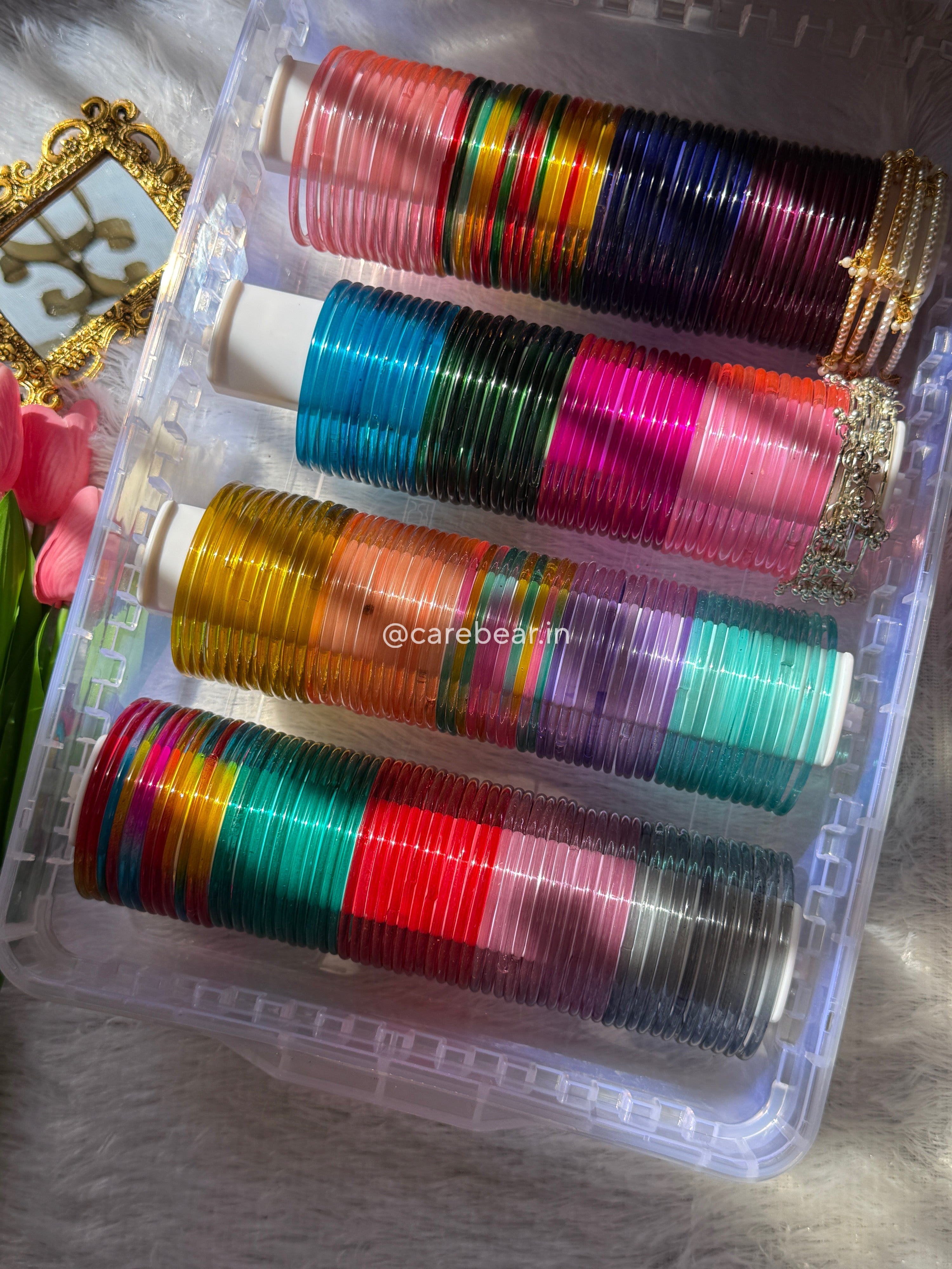 Maharani Sheesh Mahal Set 🌸🌷😍 (jelly bangles)