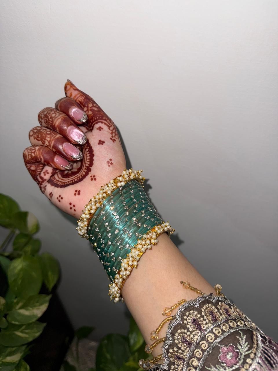 Moti Neel Bangles🌷🧚🏻🩵