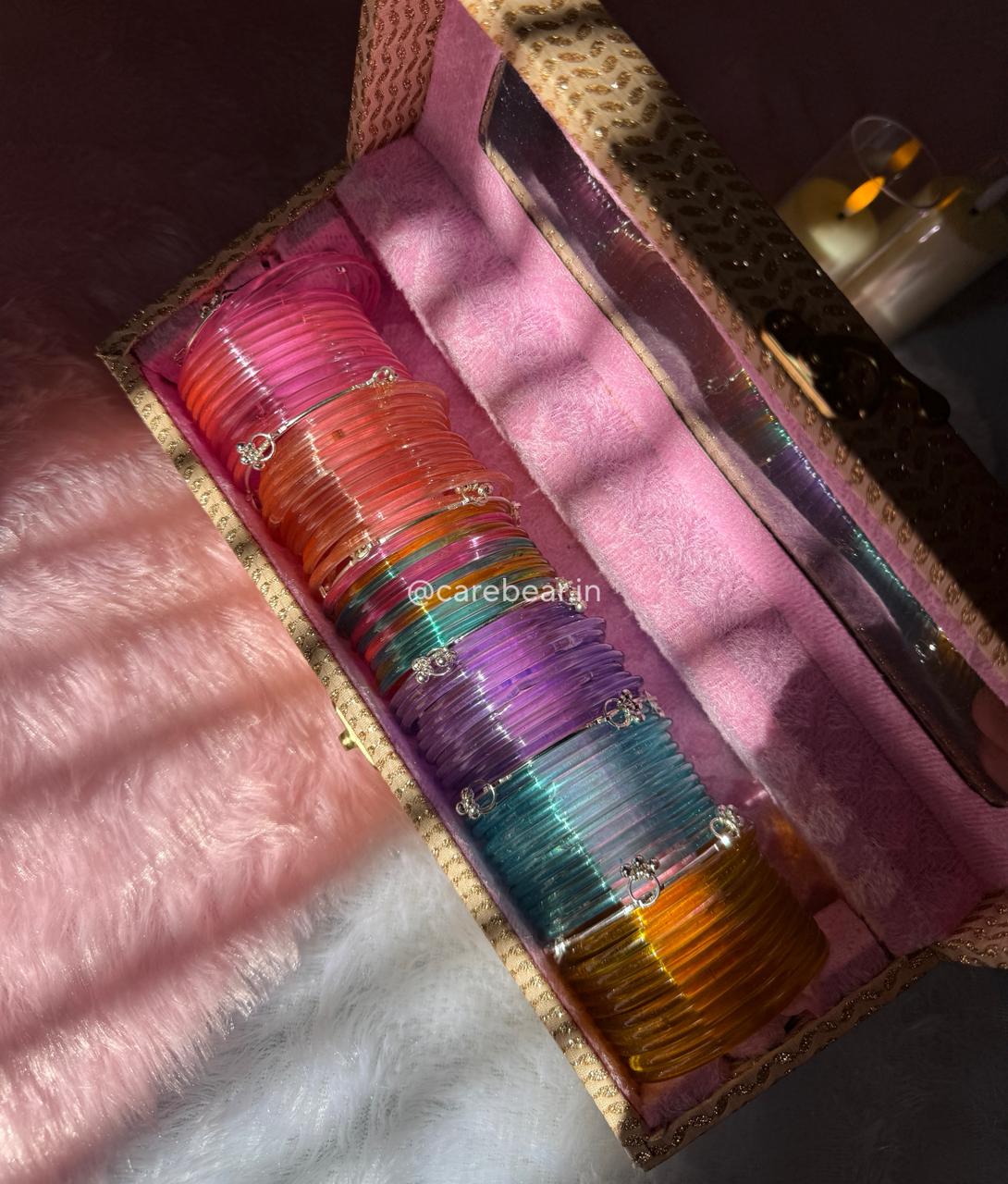 Sheesh Mahal Set 🌸🌷😍 (jelly bangles)