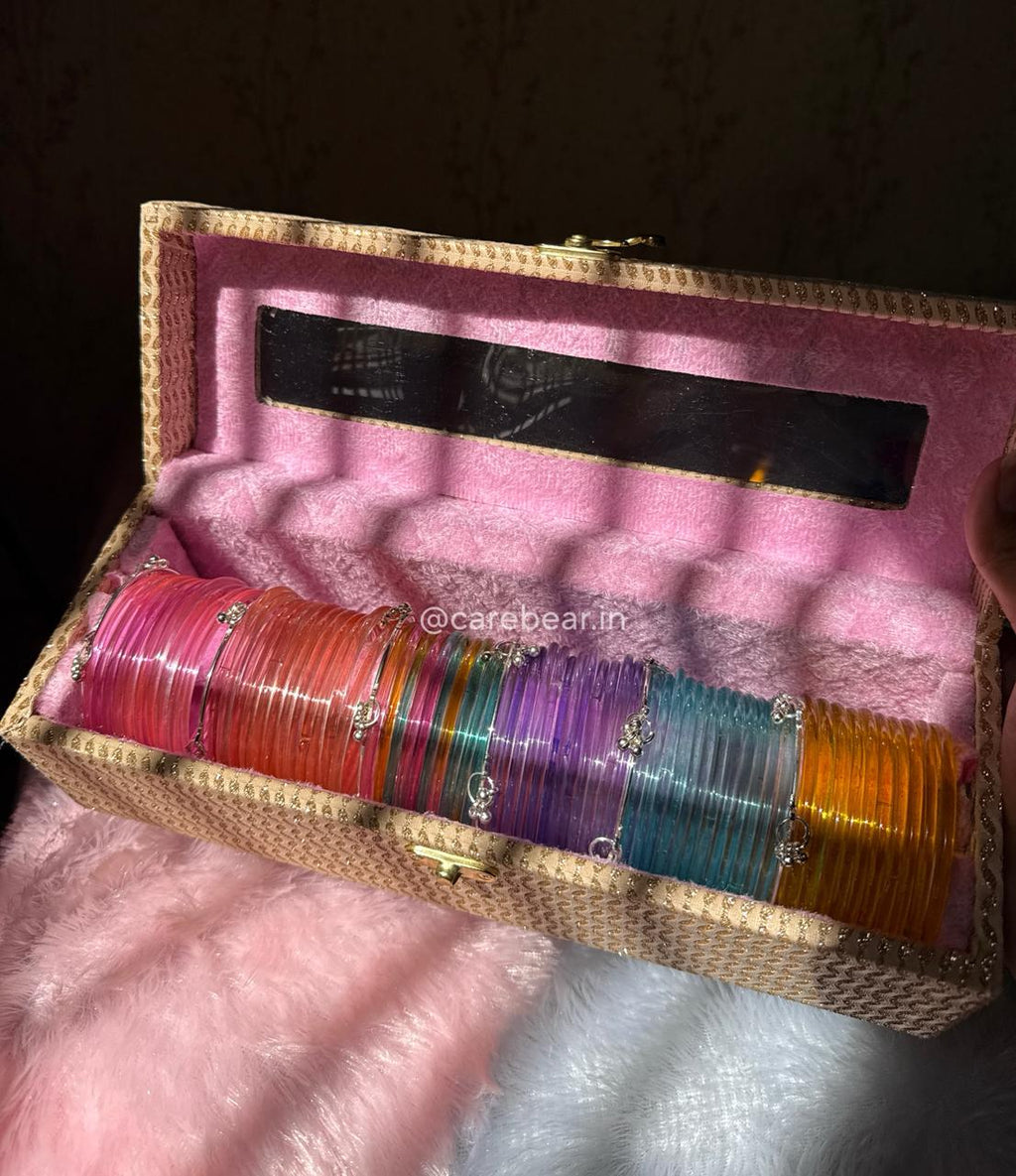 Sheesh Mahal Set 🌸🌷😍 (jelly bangles)