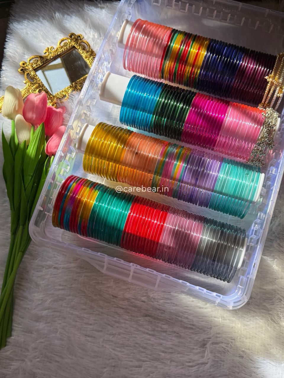 Maharani Sheesh Mahal Set 🌸🌷😍 (jelly bangles)