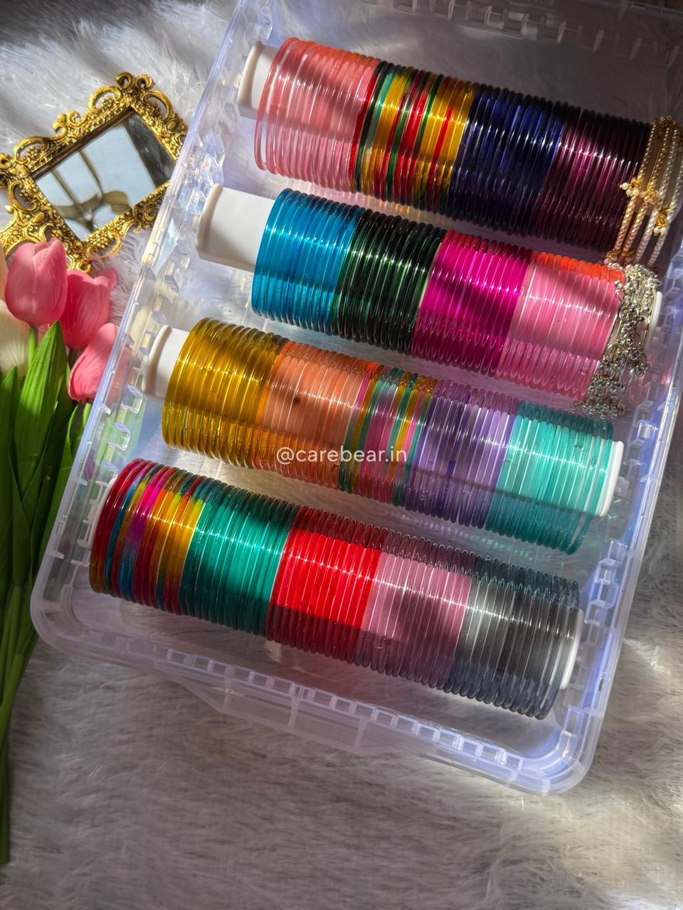 Maharani Sheesh Mahal Set 🌸🌷😍 (jelly bangles)