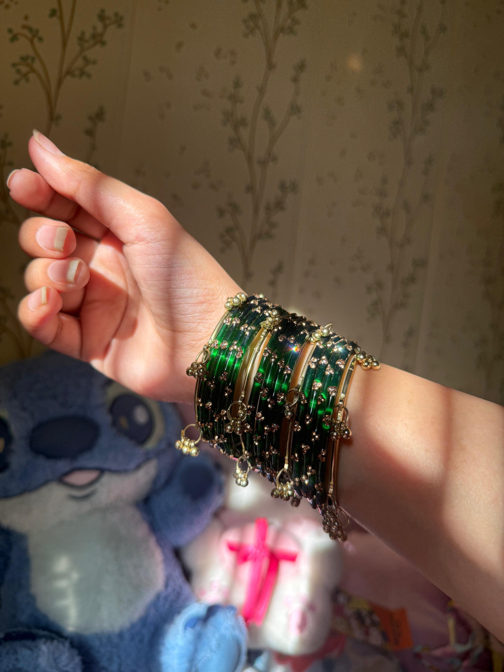 Green Ghungroo Bangles💕✨
