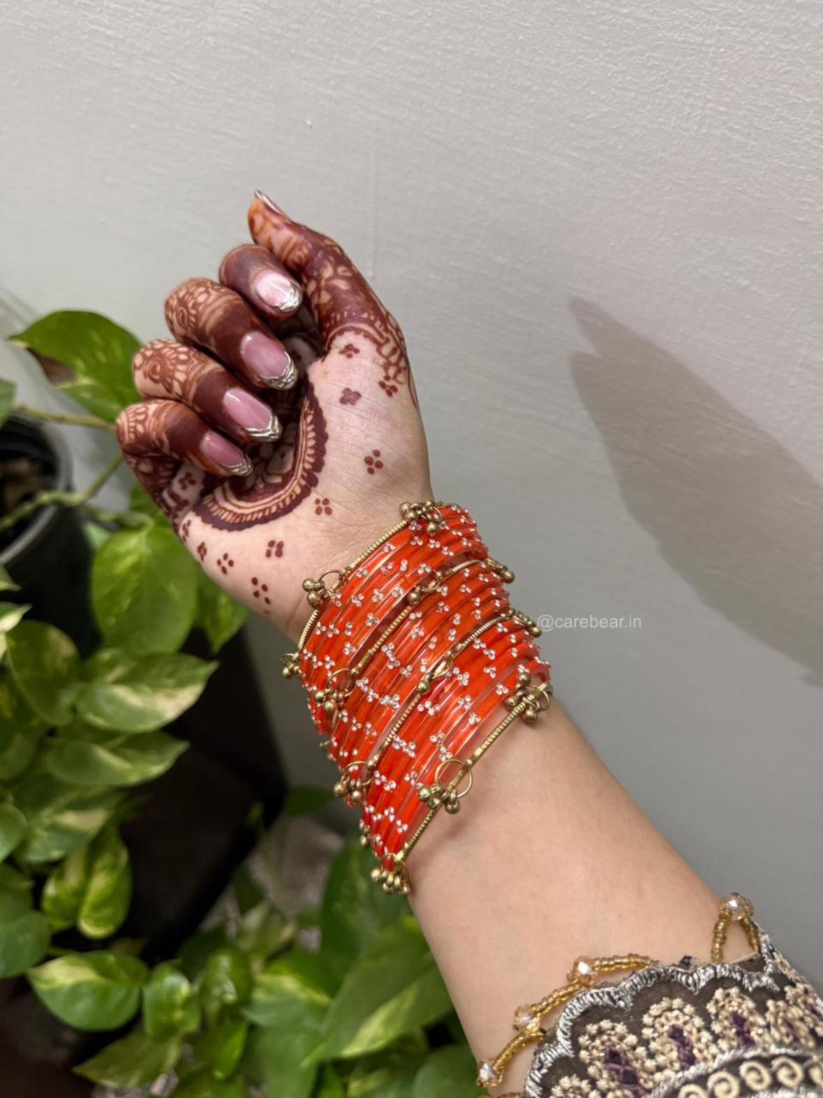 Kesari ghungroo Bangles🫶🏻✨