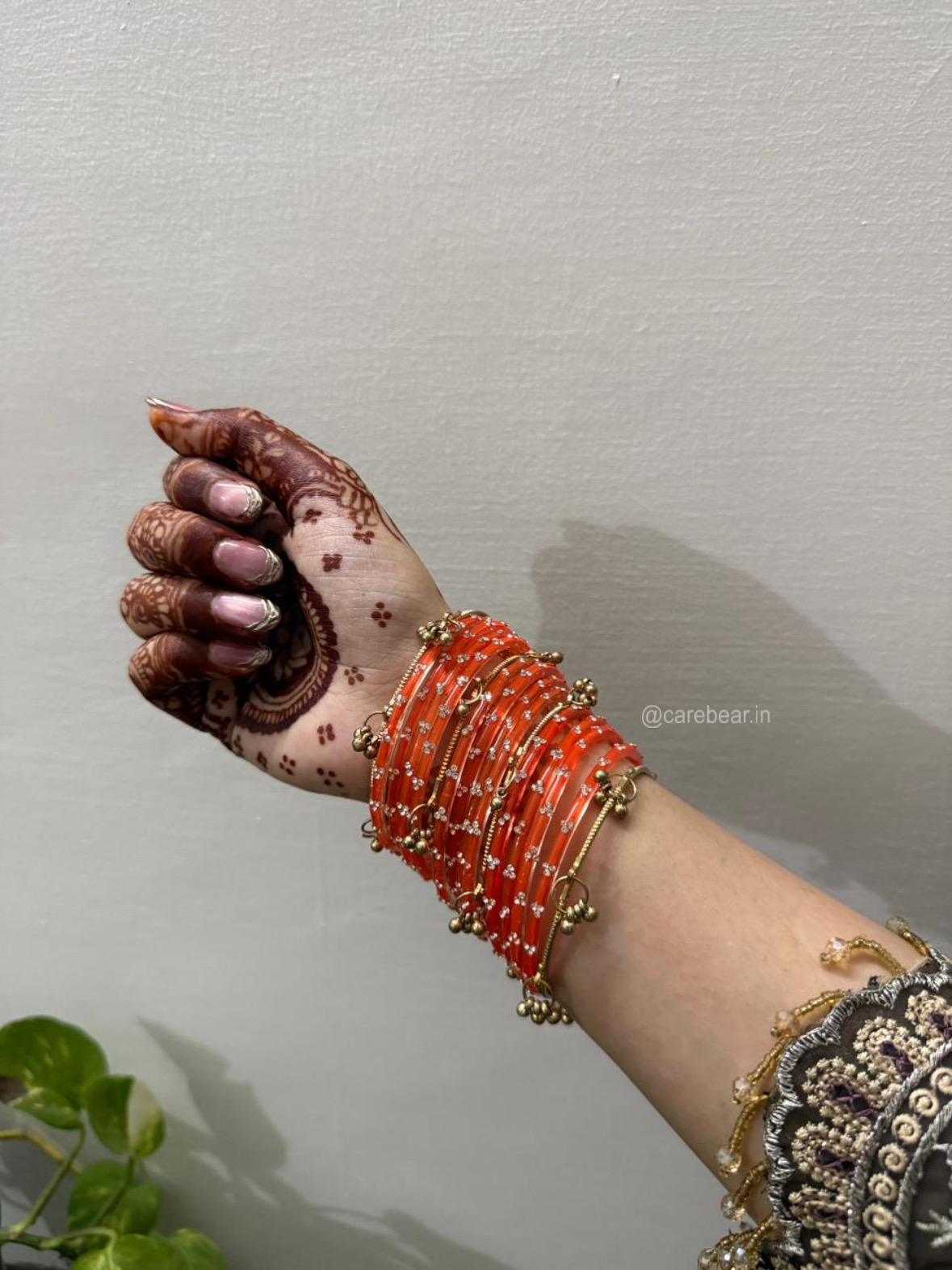 Kesari ghungroo Bangles🫶🏻✨